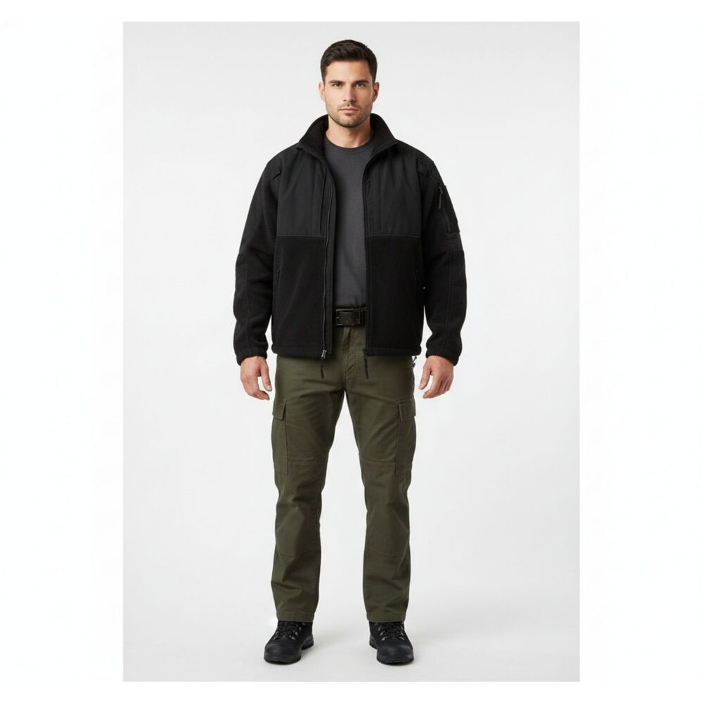 5.11 Tactical Fleece Black Full-Zip Jacket Warm Durable Versatile Sz XL